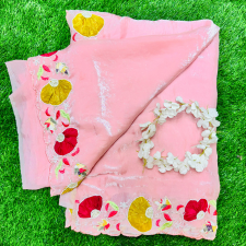 Soft Organza Silk Saree with Running Designer Blouse